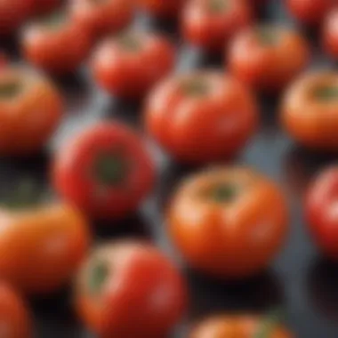 Symbolism of Productivity Colorful tomatoes symbolizing the Pomodoro Technique