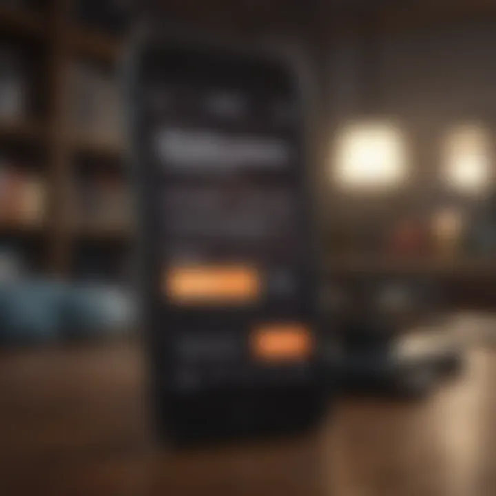 Payment options for purchasing audiobooks displayed on iPhone
