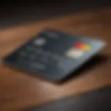 Illustration of a sleek credit card with a stylish design