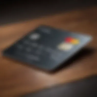 Elegant Credit Card Payment Option Illustration of a sleek credit card with a stylish design