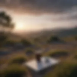 A serene landscape reflecting tranquility and introspection