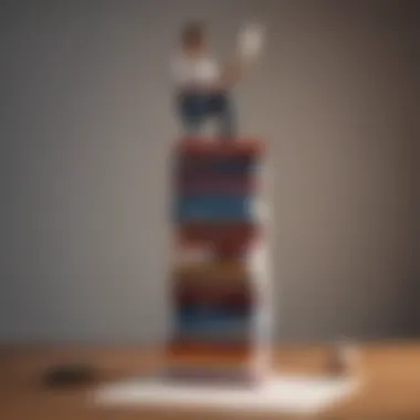 Balancing Priorities Illustration showing a person juggling books and a calendar, symbolizing balancing priorities