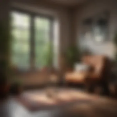 A Space for Reflection and Growth A cozy reading nook with a cup of tea and an open book