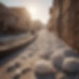 Historical depiction of salt trade routes