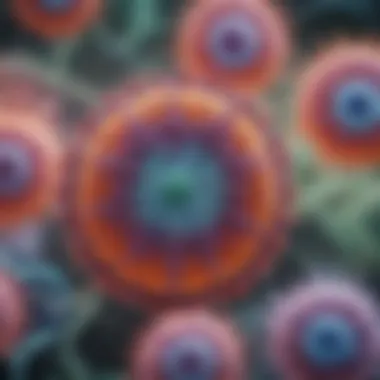 Scientific depiction of HeLa cell contributions in medicine