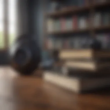 Sleek online platform displaying a wide selection of audio books