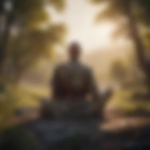 A serene landscape representing inner peace.