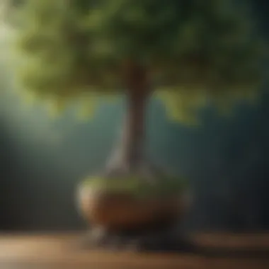 Symbol of Growth and Resilience A vibrant tree representing growth and resilience