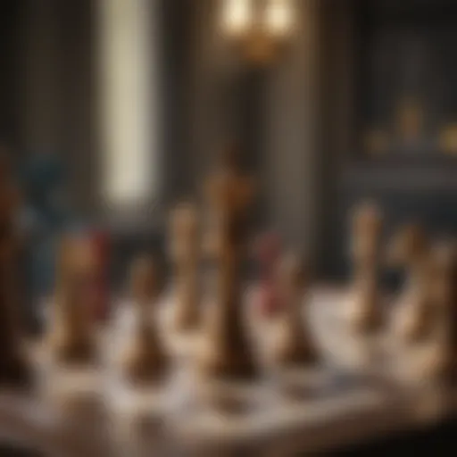 Strategic Chess Board Game