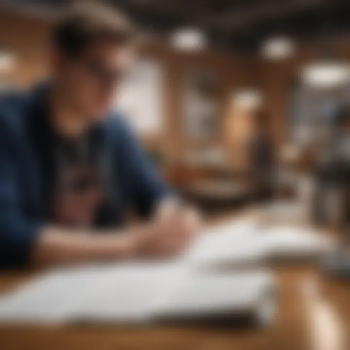 A student efficiently organizing notes using a free note-taking platform.