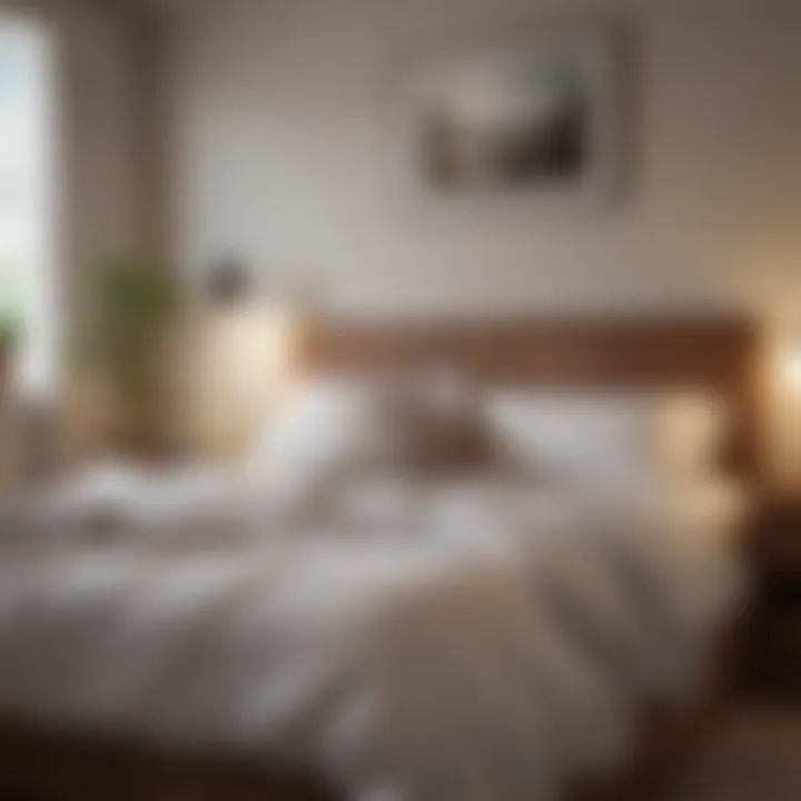 A serene bedroom environment contributing to mental clarity