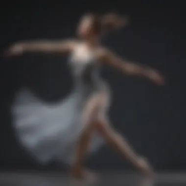 A dancer in motion, capturing the essence of artistic expression.