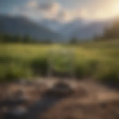 Symbol of Positivity and Growth A serene landscape symbolizing positivity and growth
