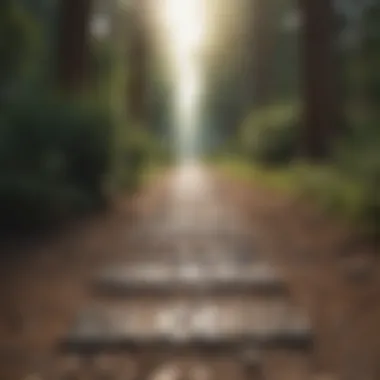 Pathway to Success Through Positivity A visual representation of a positive mindset leading to success