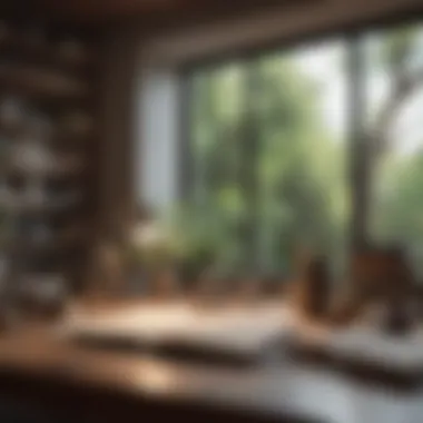 A Tranquil Workspace Filled with Inspiration A tranquil workspace filled with inspiring elements