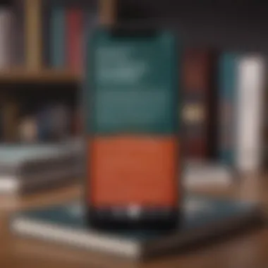 Modern Learning Tools A smartphone displaying a book summary app
