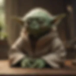 Yoda contemplating the universe