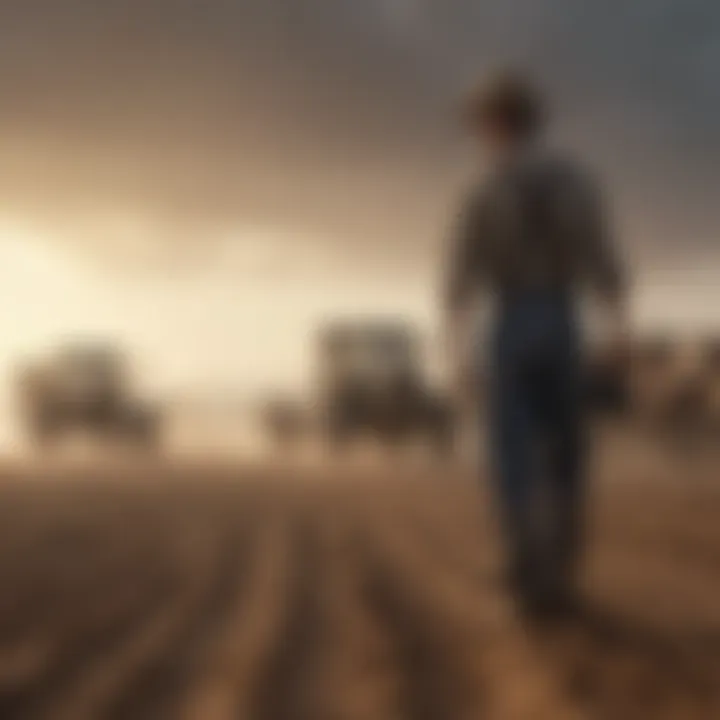 Farmers struggling against harsh weather