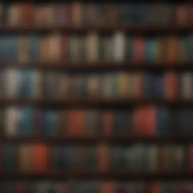 Diverse Selections in Psychological Literature A bookshelf filled with various psychology titles