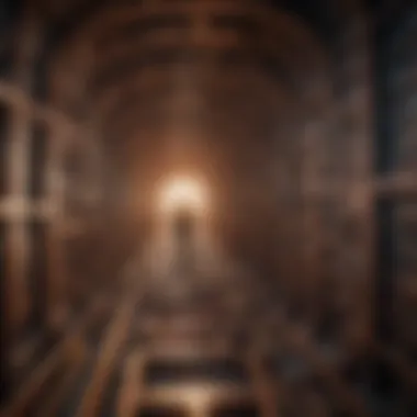 Navigating Self-Discovery An intricate maze representing the journey of self-discovery
