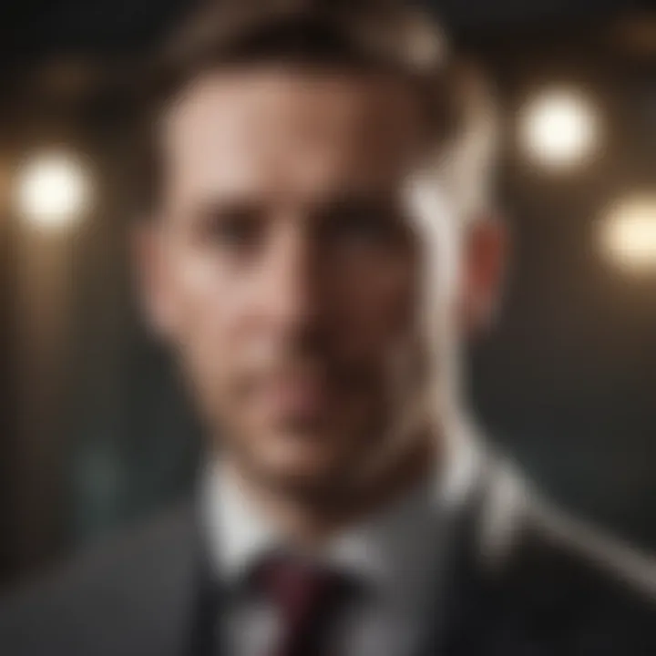 A case study presentation showcasing successful leaders