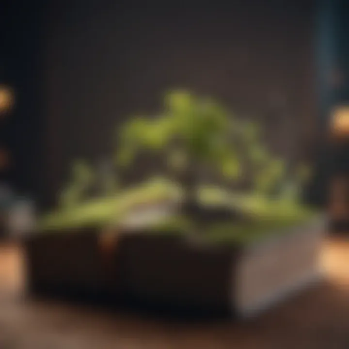 A visual representation of growth within an organization