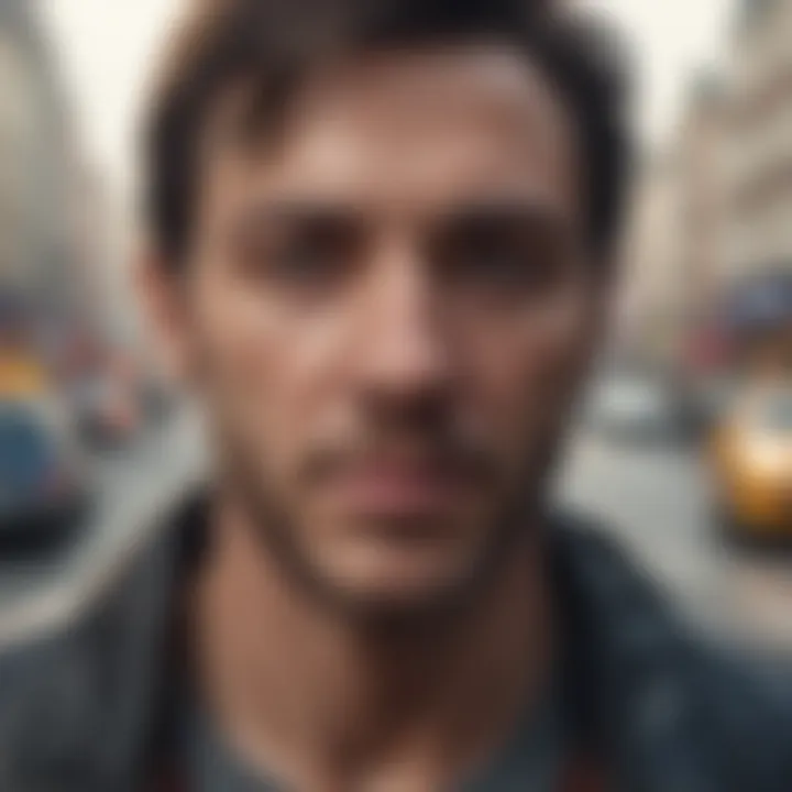 Conceptual image illustrating personal transformation