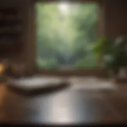 A serene and contemplative environment representing introversion