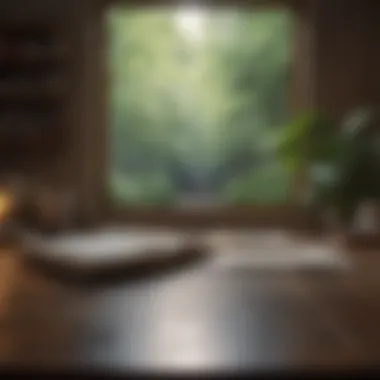 The Calm of Introversion A serene and contemplative environment representing introversion