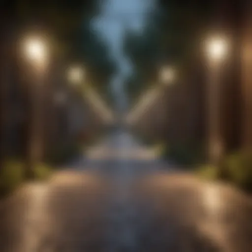 Illuminated pathway leading to free Audible credits