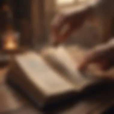 Revelation of Wisdom Illustration of a person opening a mystical book