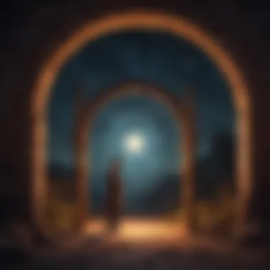 Creative depiction of a key unlocking a glowing portal of wisdom