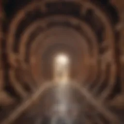 Illustration of a labyrinth of knowledge