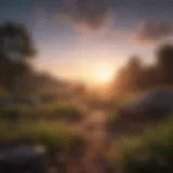 A serene landscape with a sunrise symbolizing new beginnings