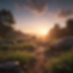 A serene landscape with a sunrise symbolizing new beginnings