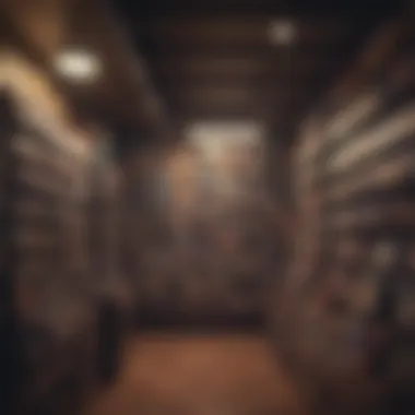 Vintage record store featuring a section dedicated to audio books