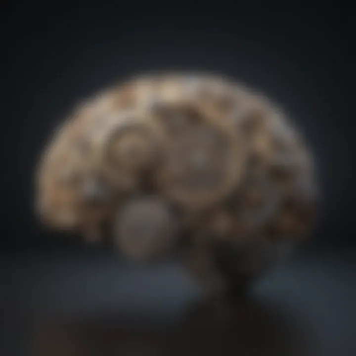 Illustration of a brain with gears symbolizing enhanced comprehension