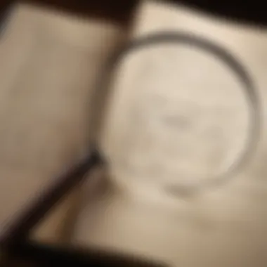 Illustration of a book with magnifying glass symbolizing enhanced reading efficiency