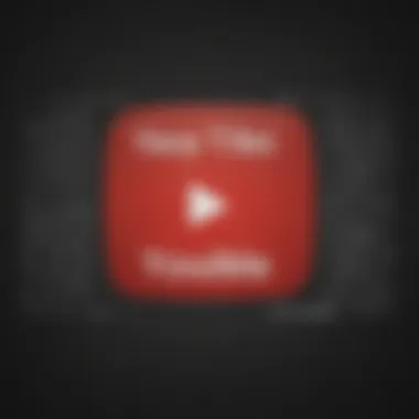 Abstract visualization of digital codes intertwining with YouTube logo